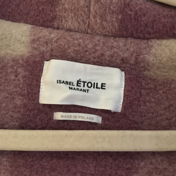 Isabel Marant buffalo plaid Gabriel coat - size 36 - Picture 2 of 3